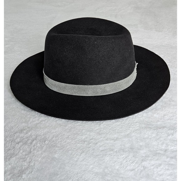JANESSA LEONE goop fave! wool felt suede-band travel intermix fedora hat $310 m main image 4